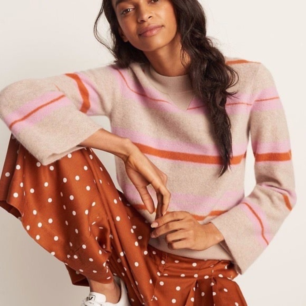 NWOT Anthropologie Maeve Penelope Striped Sweater